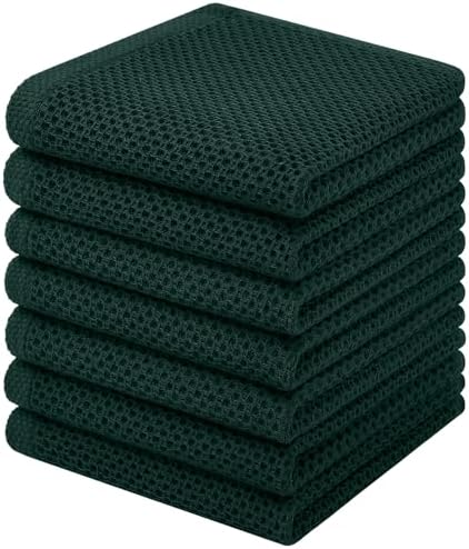 Homaxy 100% Cotton Waffle Weave Kitchen Dish Cloths by Homaxy