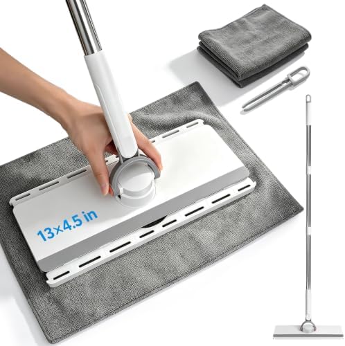 MASTERTOP Snap Grip Mop, Hands Free Flat Mop by MASTERTOP