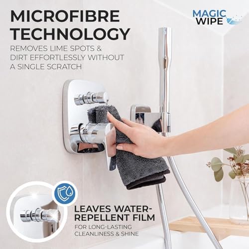 Magicwipe® Bathroom Drying Cloth – Removes Limescale & Hard Water Stains in - Image 4
