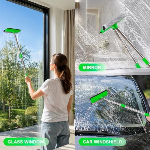 30-55" Window Squeegee for Car Windshield, Shower Glass, Glass Door - Image 3