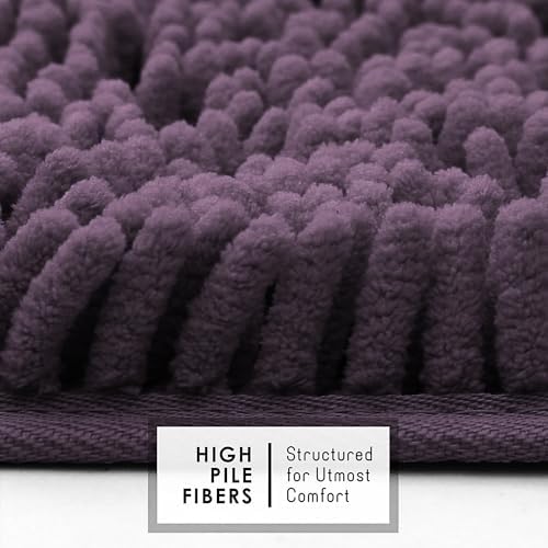 Hearth & Harbor Bathroom Rugs, Chenille Bath Mat - Image 3
