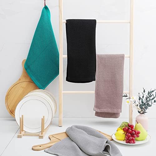 Homaxy 100% Cotton Waffle Weave Kitchen Towels - Image 6