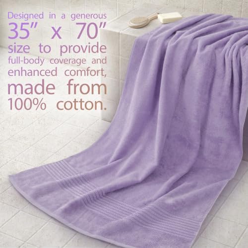 Cotton Paradise 100% Cotton Turkish Towel Set, Soft Absorbent Quick Dry - Image 2