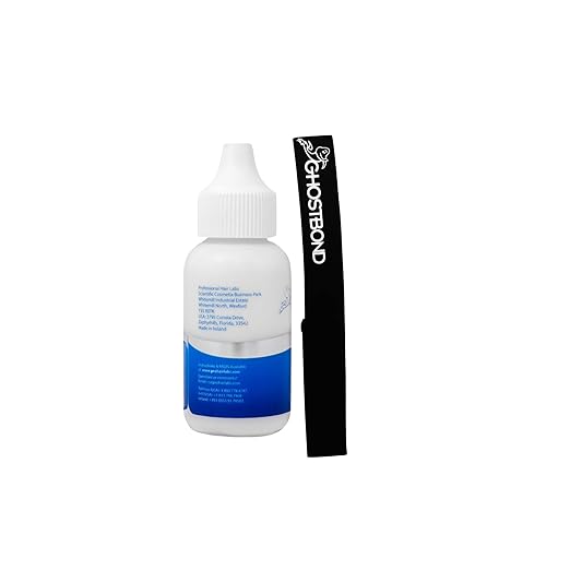 GHOSTBOND XL Hair Replacement Adhesive 1.3oz & Elastic Meltband Set | Invisible Bonding, Sweat-Resistant Wig Glue for a Flawless Hairline