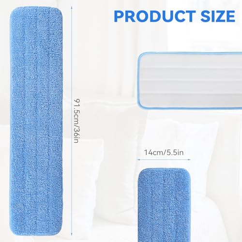 36" Microfiber Pad for Rubbermaid Commercial 36 Inch Mop Head - Image 2
