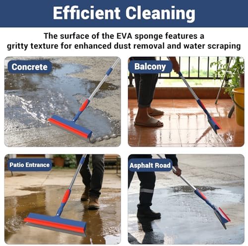 Floor Squeegee for Concrete Floor, 15.8" Large Heavy Duty Squeegee for Floor - Image 4