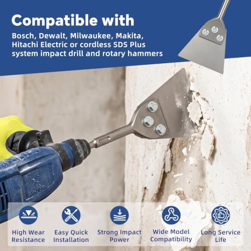 5"x11" SDS Plus Floor Scraper Kit - Image 2