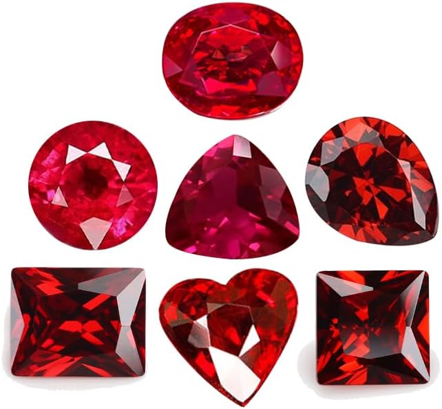 Ruby Red Cubic Zirconia Loose Beads Unset by AierCrystal