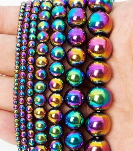 Zenkeeper Rainbow Hematite Gemstone Beads - Image 4