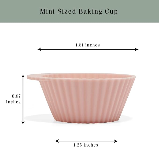 The Silicone Kitchen Reusable Silicone Baking Cups Silicone Muffin Liners - Image 7