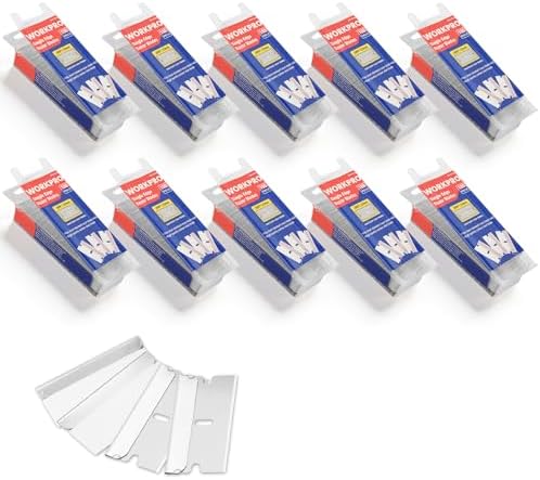 WORKPRO 1000-Pack Single Edge Razor Blades, Carbon Steel Scraper Blades by WORKPRO