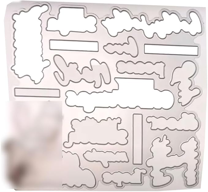 2025-2026 Stamps and Dies for Card Making, Stamps and Dies Set 2025 for Christmas and Halloween, Die Cut DIY Various Festivals Album Scrapbooking Birthdays Greeting Card (M4291)