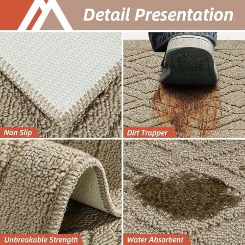 COSY HOMEER 48x20/30X20Inch Kitchen Rug Mats Non-Slip Washable - Image 6