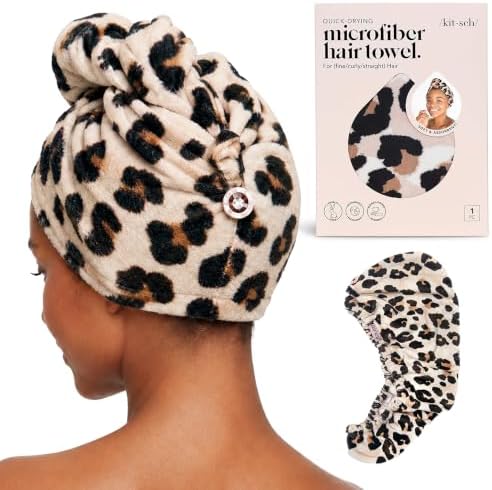 Kitsch Microfiber Hair Towel Wrap by Kitsch