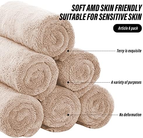 MOONQUEEN 6 Pack Premium Hand Towels - Image 7