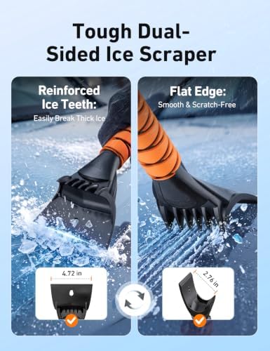 AstroAI 27" Snow Brush and Ice Scrapers - Image 7