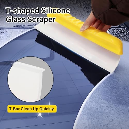 2 Pack 12inch car Squeegee, Silicone Squeegee, car Window Squeegee, Flexible - Image 4