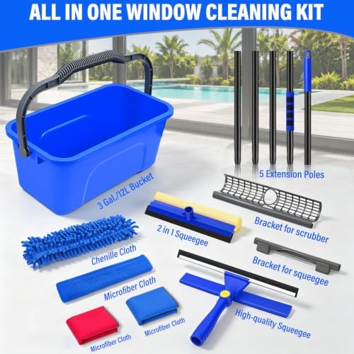 Wontolf 13pcs Window Cleaning Kit - Image 5