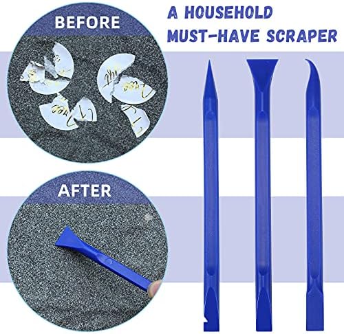 Minatee 18 Pcs Carbon Fiber Plastic Scrapers Cleaning Tool Non-scratch Plastic - Image 4