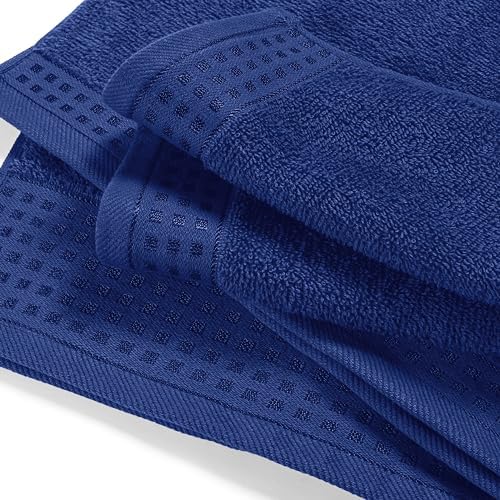 GLAMBURG Ultra Soft 4 Pack Oversized Bath Towel Set 27x54 inches, 100% Cotton - Image 2