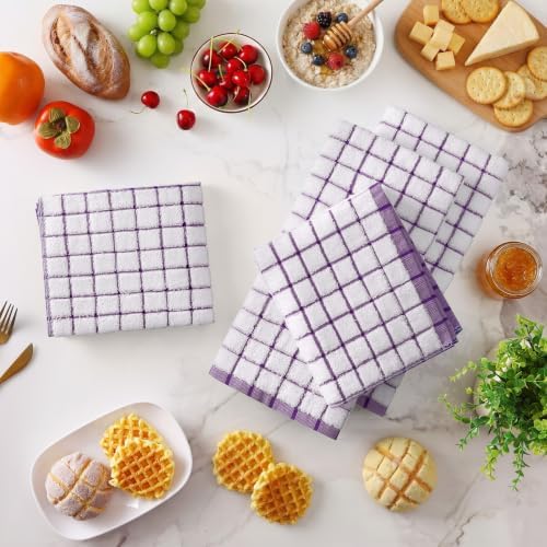 Homaxy Premium Kitchen Towels, Check Design - Image 2