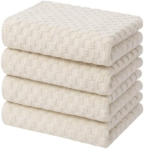 Homaxy 100% Cotton Terry Kitchen Towels by Homaxy