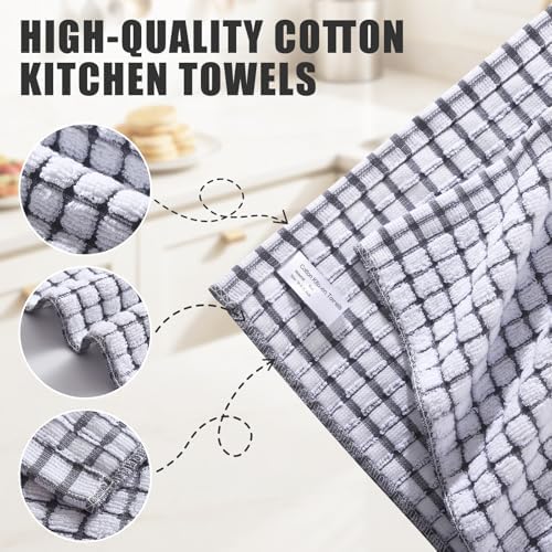 Mordimy Cotton 12 Pack Terry Kitchen Towels, 16 x 25 Inches - Image 4
