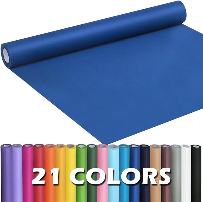 PerkHomy Blue Kraft Paper Roll 17.5" x 960" by PerkHomy