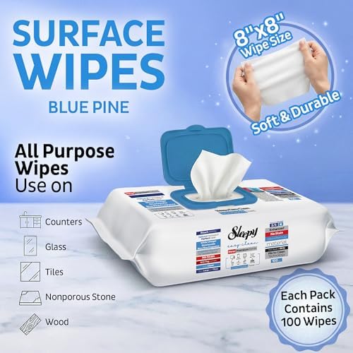 Sleepy Easy Clean XL Heavy Duty Cleaning Wipes – Chlorine-Free Bleach & Vinegar - Image 5
