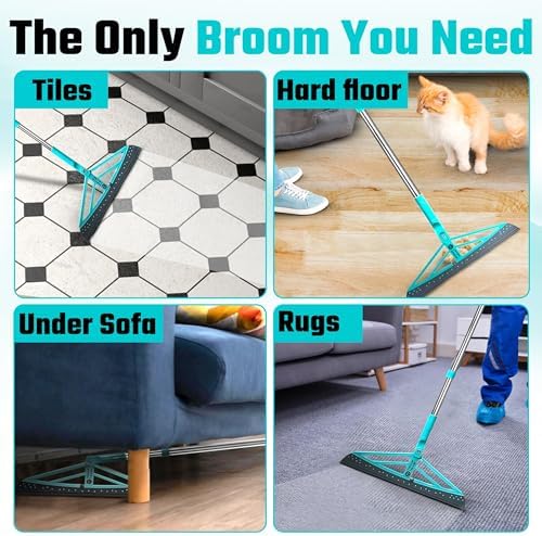 Magic Broom Squeegee Dog Pet Hair Remover, Height Adjustment - Image 5