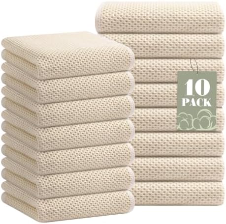 Homaxy 100% Cotton Waffle Weave Kitchen Towels by Homaxy