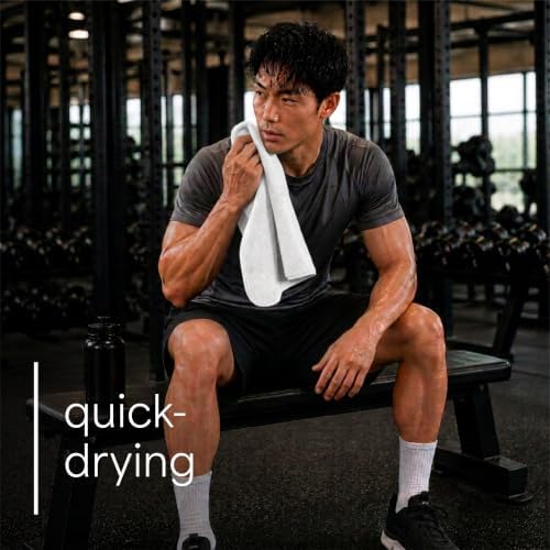 S&T INC. Microfiber Gym Towels, 3 Pack - Image 4