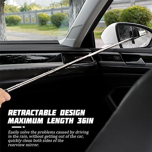 AICEL Car Side Mirror Squeegee, Rearview Mirror Wiper - Image 4