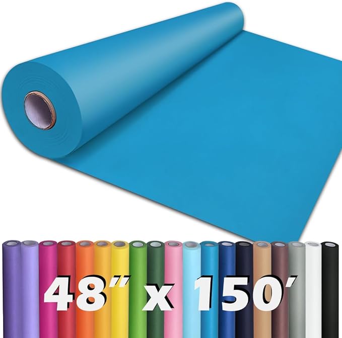 PerkHomy Lake Blue Kraft Paper Roll 48" x 1 by PerkHomy