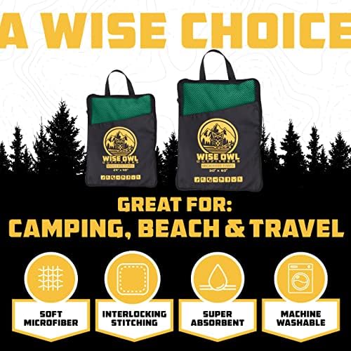 Wise Owl Outfitters Microfiber Camping Towel - Image 2