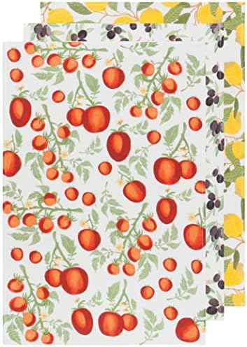 Now Designs Mediterranean Cotton Floursack Kitchen Dish Towels 20 x 30in by NowDesigns