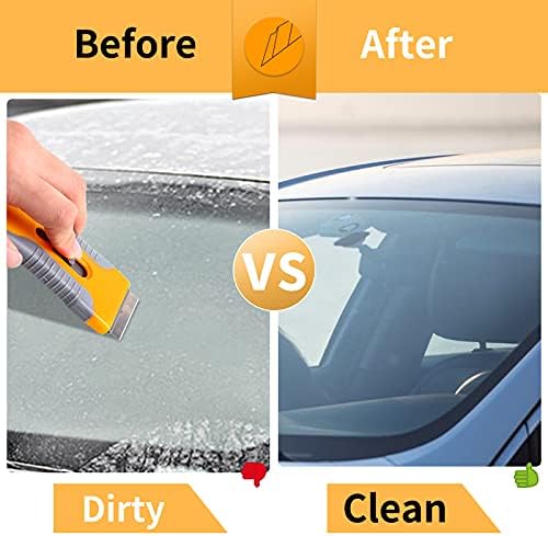 Razor Blade Scraper, 1 Pack Plastic Retractable Glass Scraper - Image 6