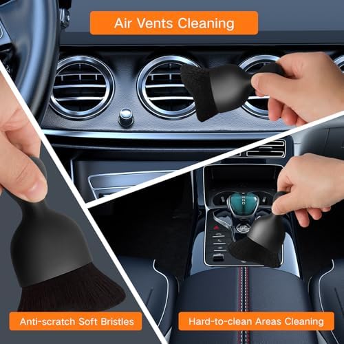 Qydipclin 10pcs Windshield Cleaning Tool Car Interior Window Cleaner Kit - Image 7
