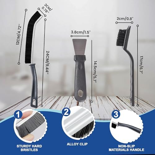 7Pcs Crevice Cleaning Brush, Toilet Brush, Used in Narrow Corner Tight Spaces - Image 2