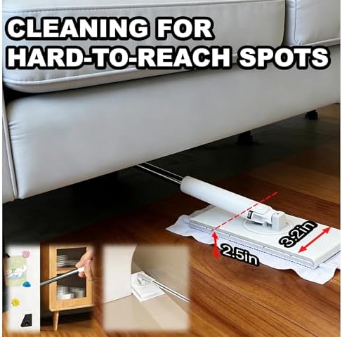 QUALIALL 2Pack Mini Snap Grip Mop - Image 4
