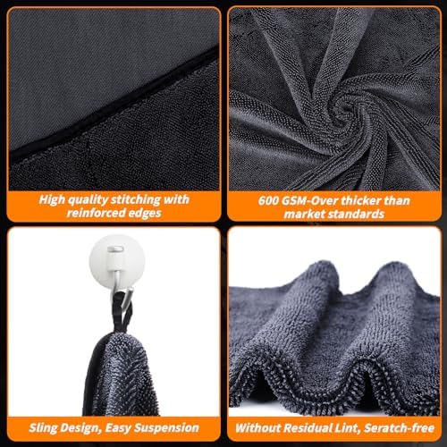 12 Pack Microfiber Car Towels - Image 4