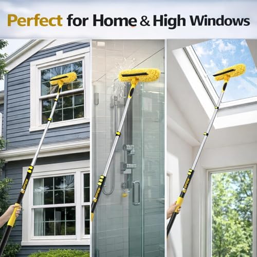 24 Feet High Reach Squeegee Window Cleaner Kit - Image 3