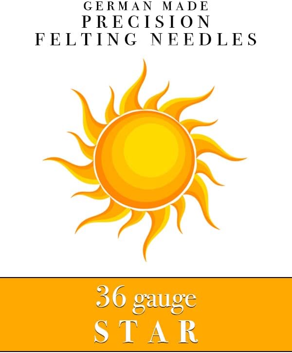 Precision Wool Felting Needles | 36 Gauge Star | Made in Germany by - Image 3