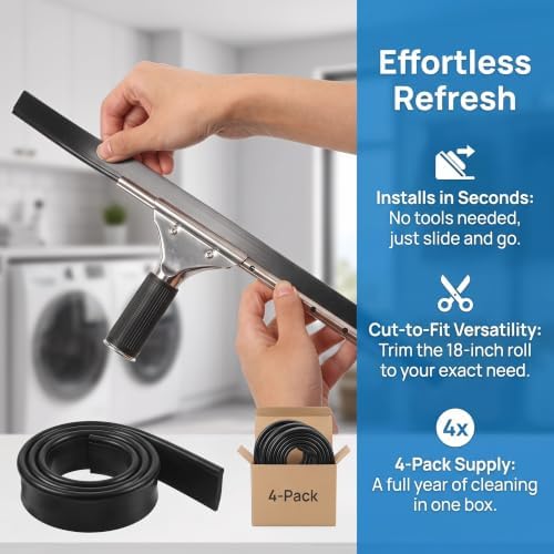 18in Silicone Squeegee Rubber Replacement - Image 2