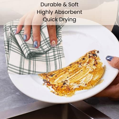 Cotton Clinic Assorted Kitchen Towels 5 Pack – Soft Absorbent Quick Drying - Image 6