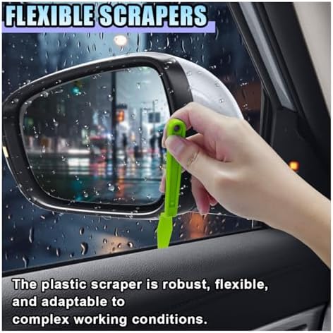 2PCS Car Window Tint Tools, Flexible Vinyl Wrap Squeegee - Image 3