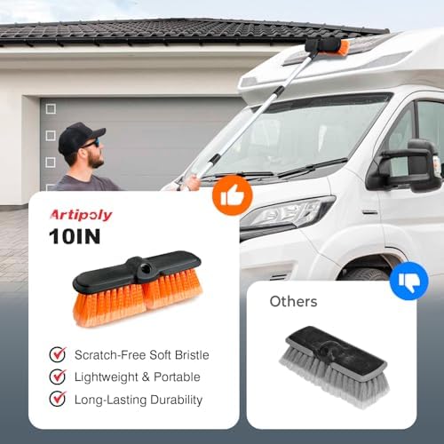 ARTIPOLY 2PCS 10" Car Wash Brush Head - Image 2