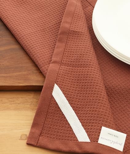 PurpleEssences Solid Kitchen Cloths, Dish Towel 15x25 Set of 4 - Image 6