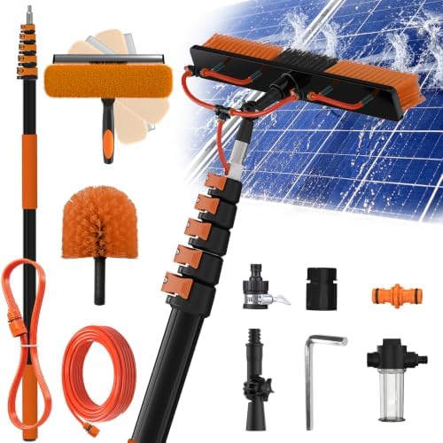 Buyplus 30FT Reach Solar Panel Cleaning Brush Kit by Buyplus