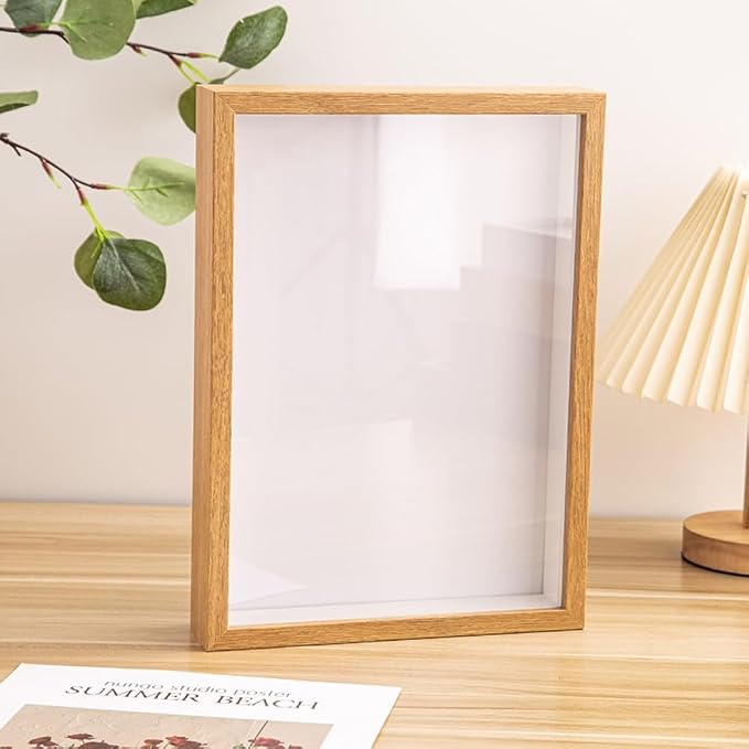 Shadow Box Frame, Rectangular Glass Display Case - Image 3